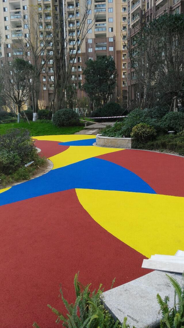 广元万达广场塑胶地面工程