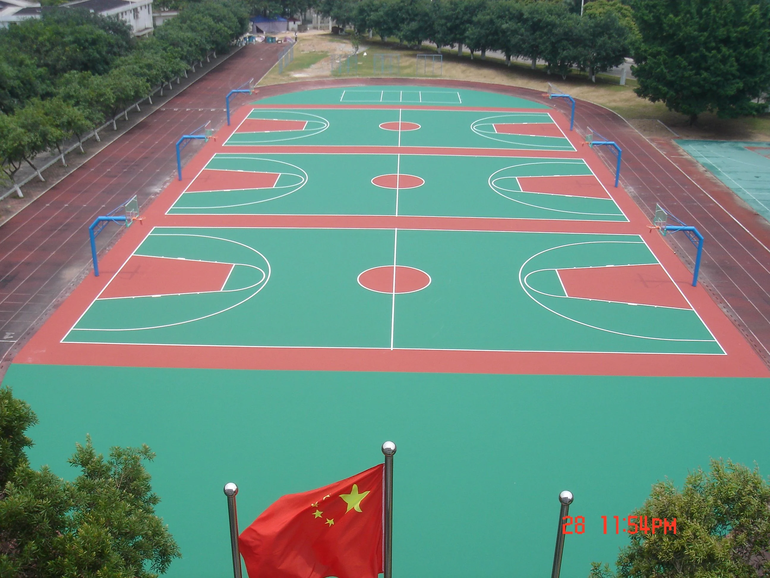 丙烯酸球场材料